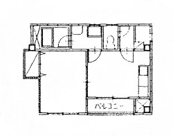 タウンハイツ振興１０３号室　間取図